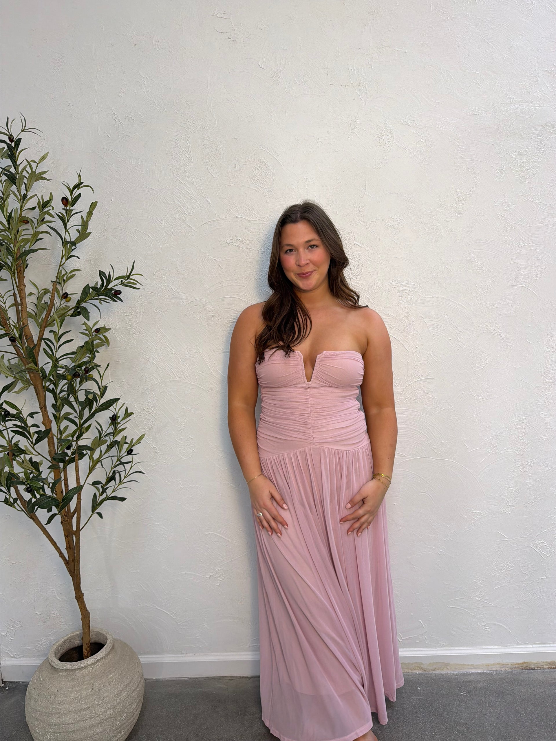 Beverly Dress Cameo Pink