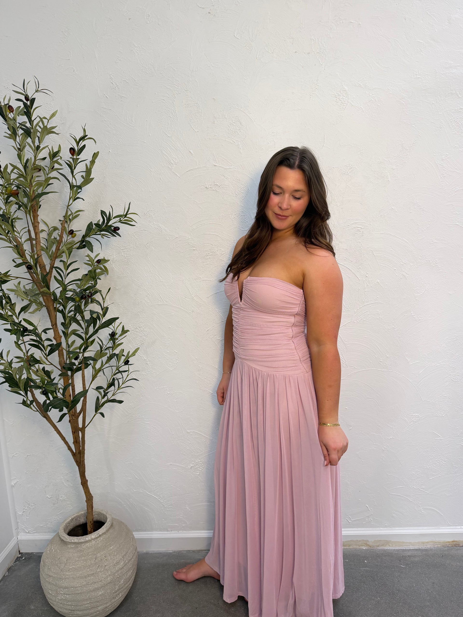 Beverly Dress Cameo Pink