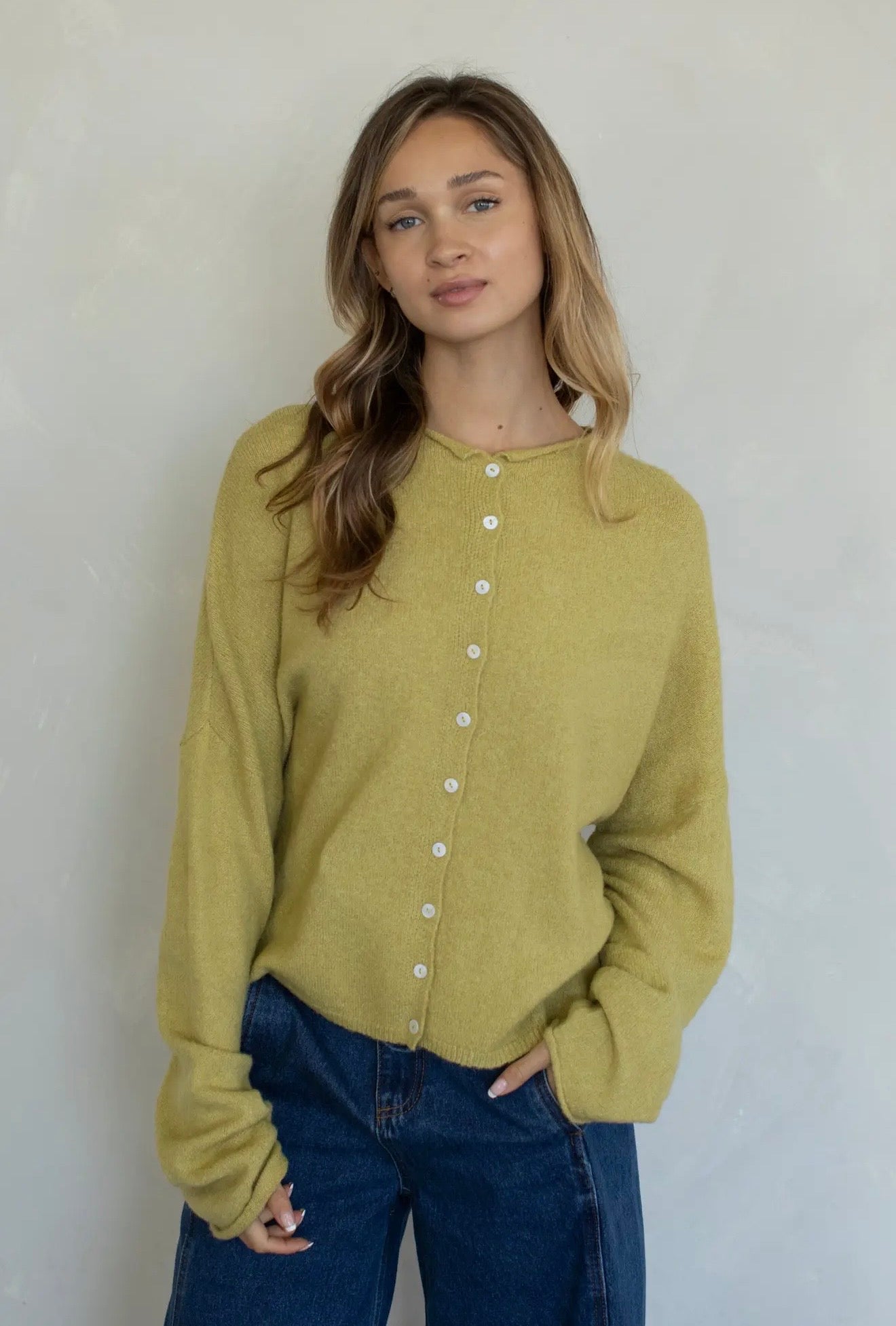 Piper Cardigan Moss