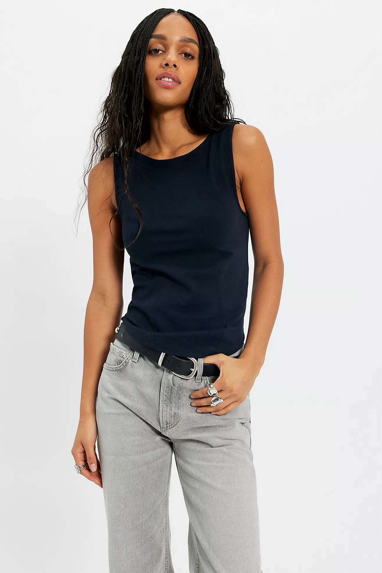 We The Free Iconic Tank Black