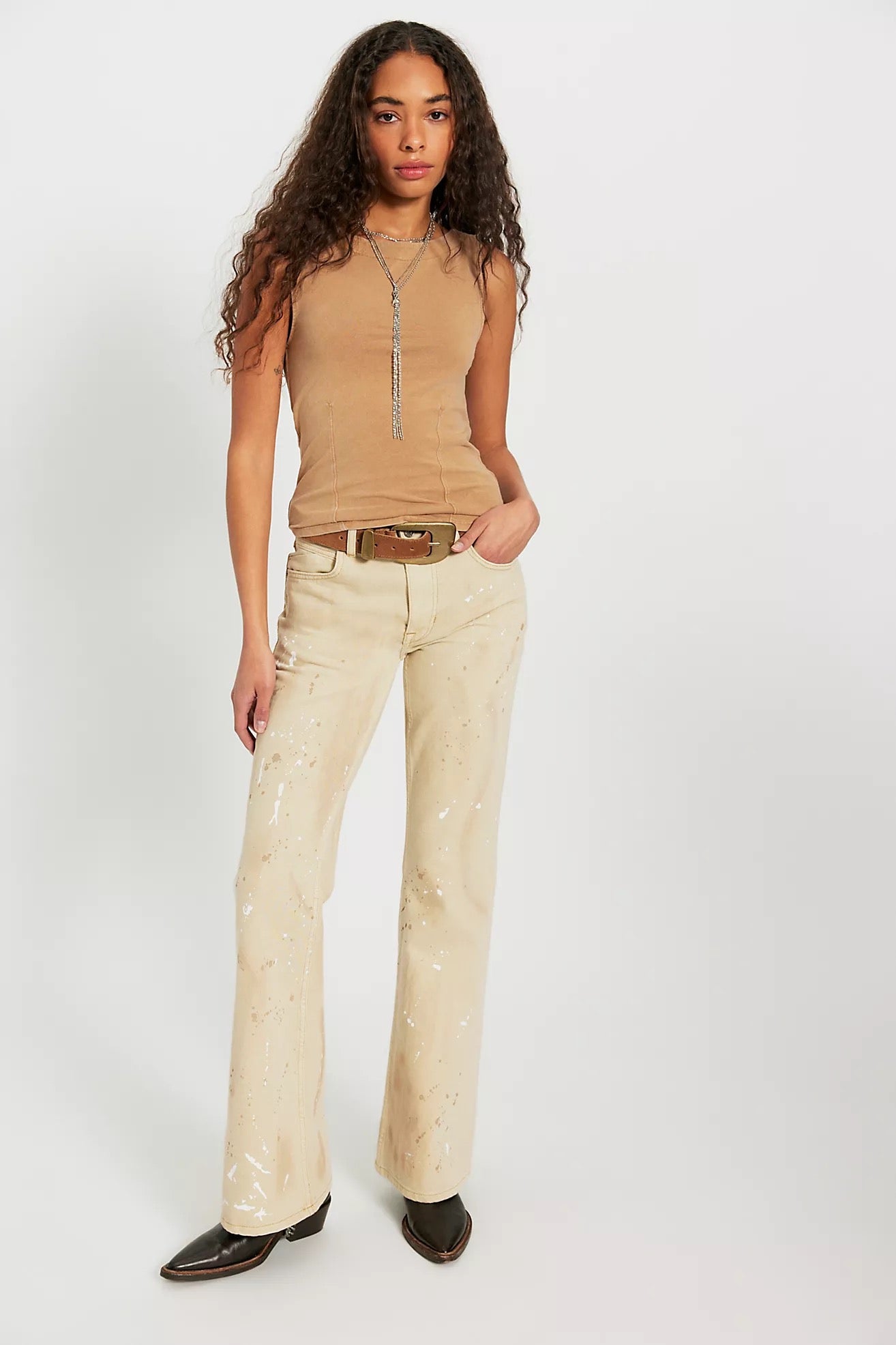 We The Free Iconic Tank Tannin