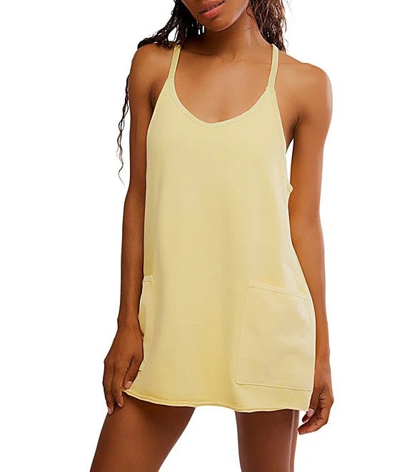 Hot Shot Mini Dress Sunlit Yellow