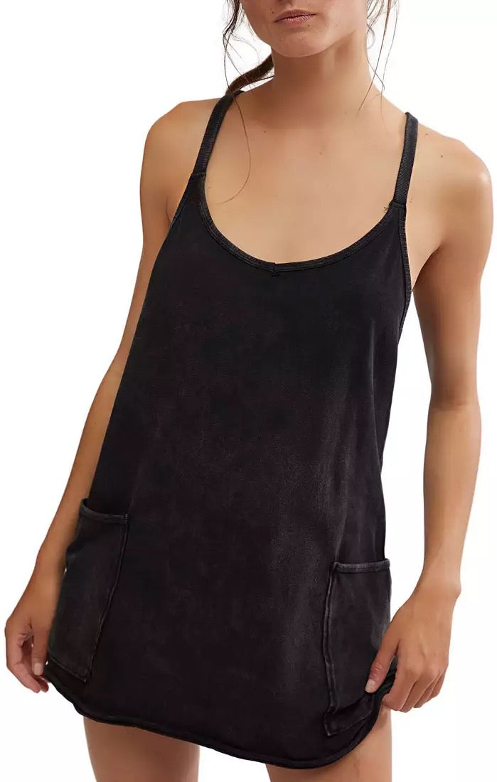 Hot Shot Mini Dress Black