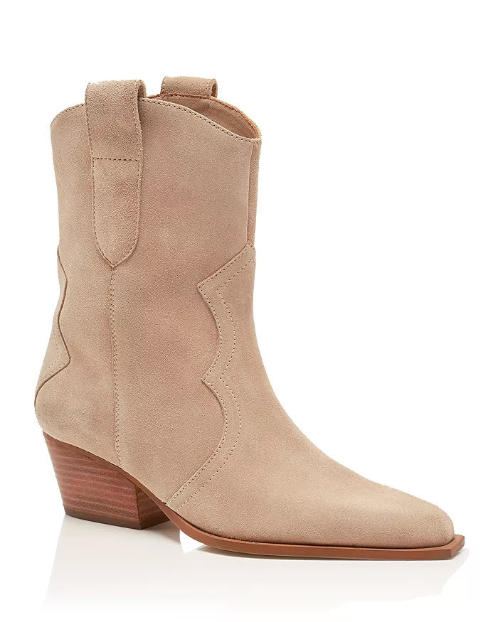 Cat Nap Cowboy Boot Sunstone Suede