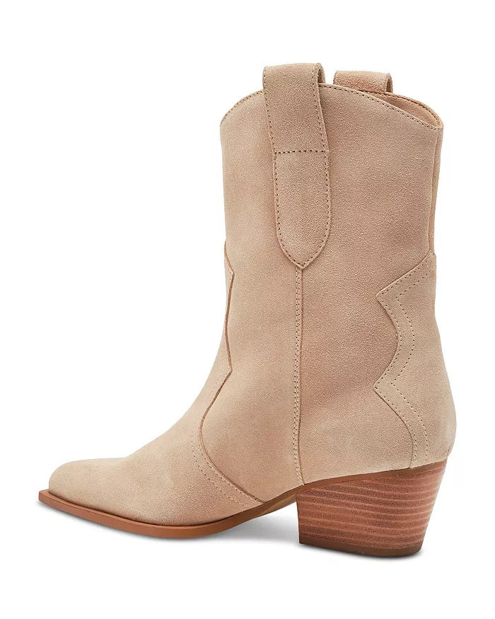 Cat Nap Cowboy Boot Sunstone Suede