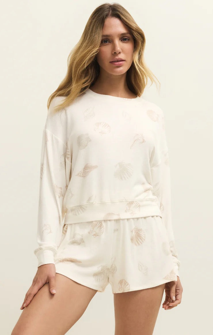 Bisous Shell Long Sleeve Top