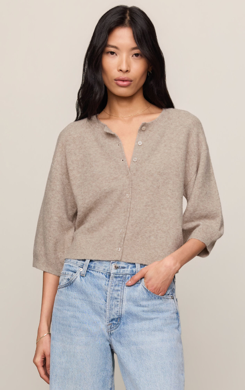 Valor Cardigan- Natural Heather