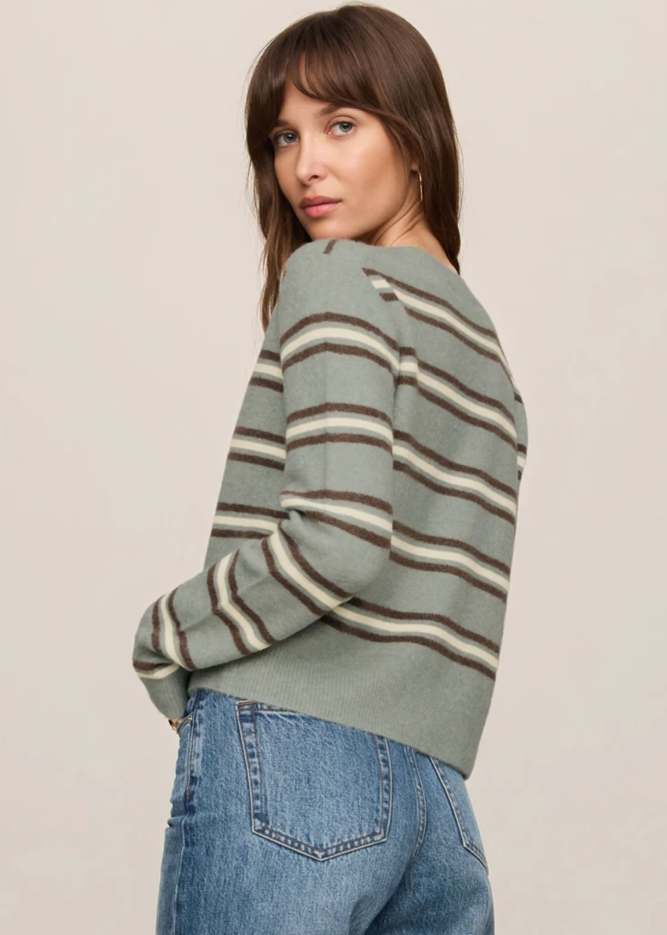 Medina Cardigan- Aqua Cloud