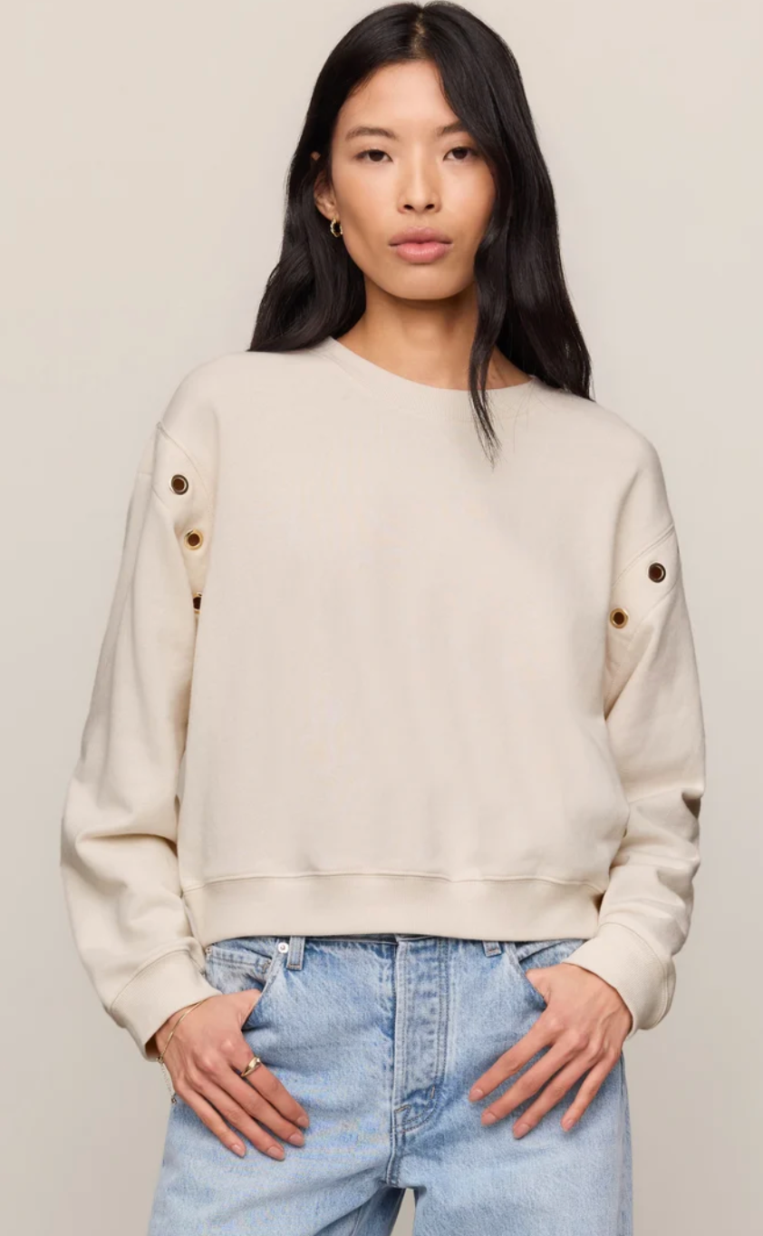 Axel Grommet Sweatshirt-Sandstone