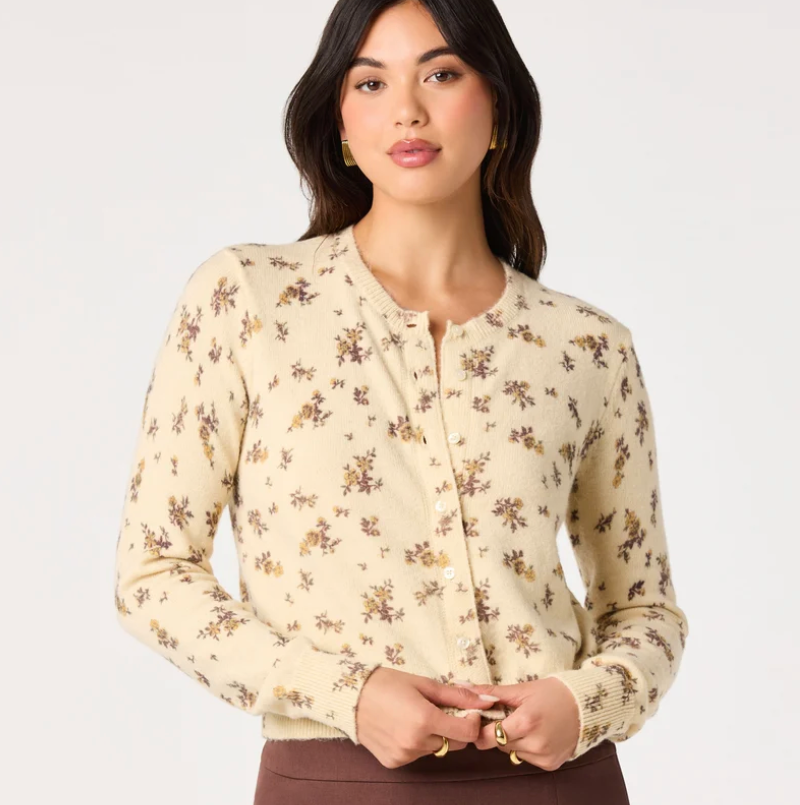 Mary Floral Cardigan