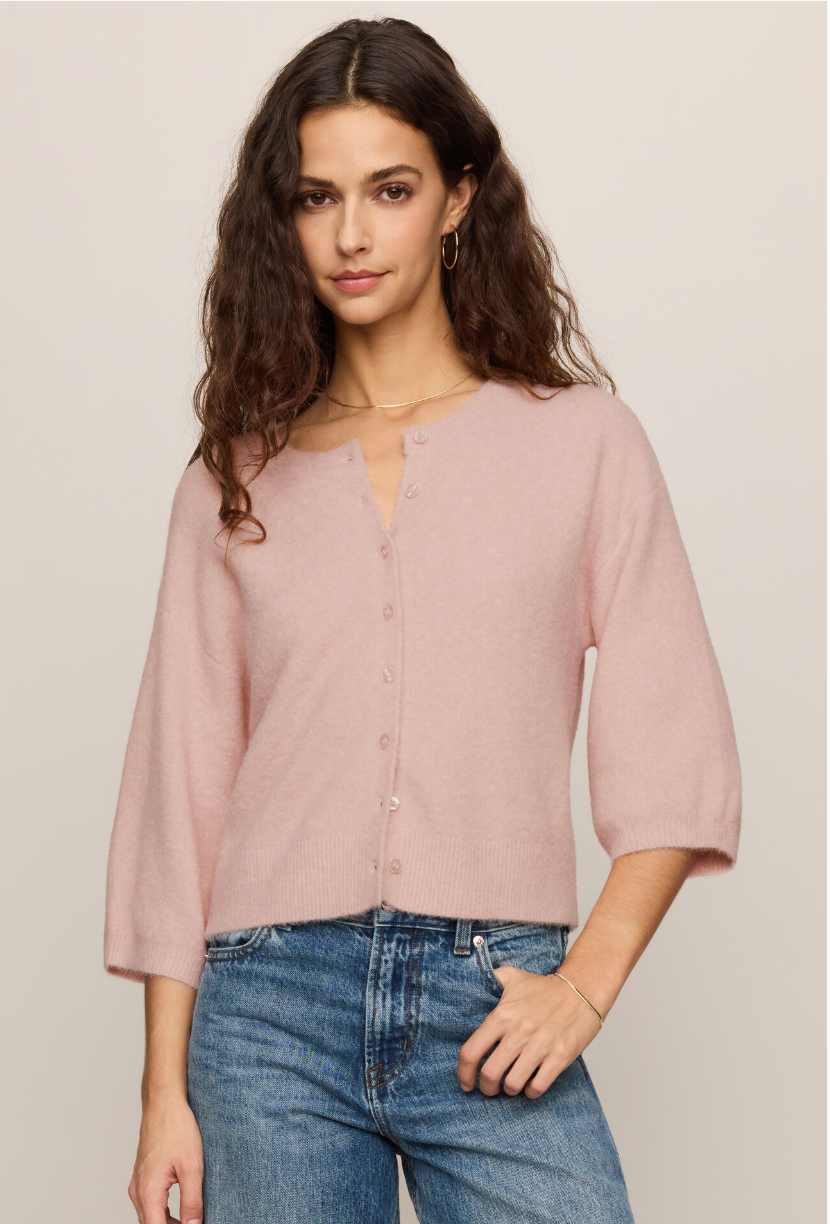 Valor Cardigan- Soft Blush