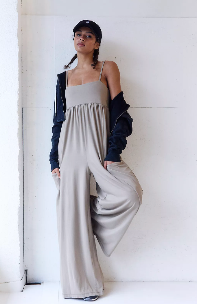 Hot Shot Strappy Onesie-Hickory