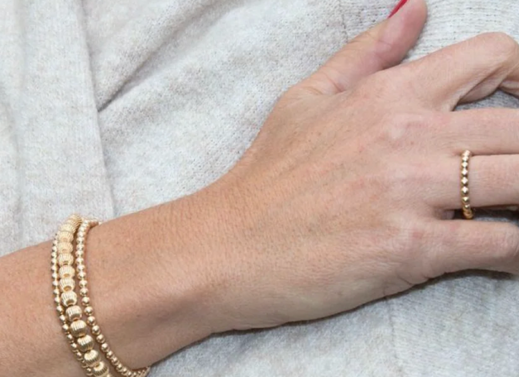 Classic Gold 2mm Bead Ring