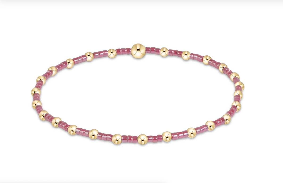 hope sincerity bracelet- pink champagne