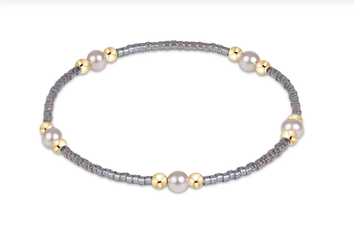 hope purpose pearl bracelet-morning mist