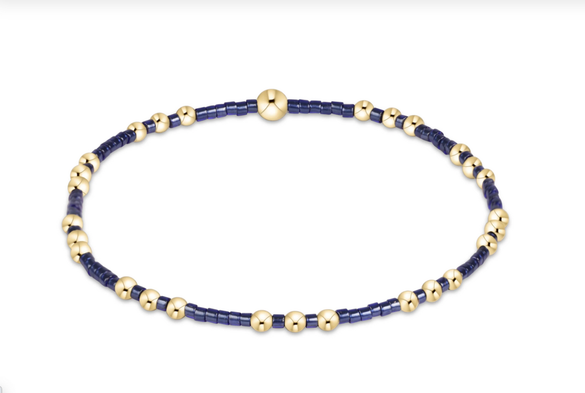 hope joy bracelet- navy