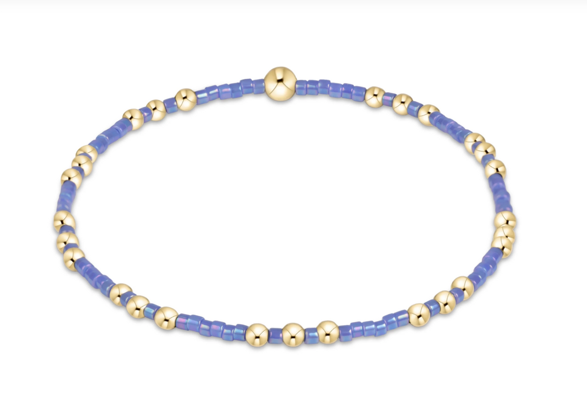 hope joy bracelet- bright blue