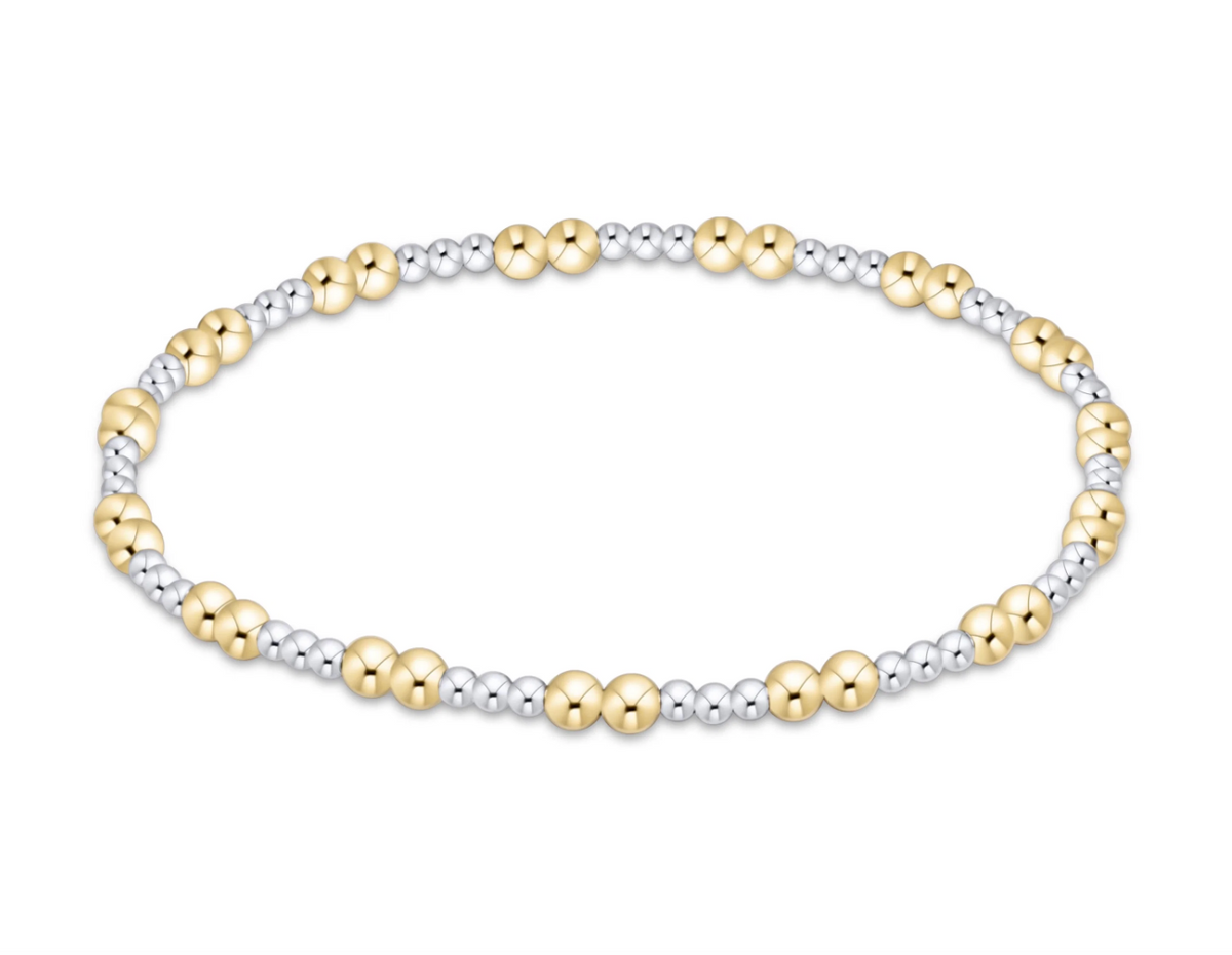 Together mixed metal 3mm bracelet