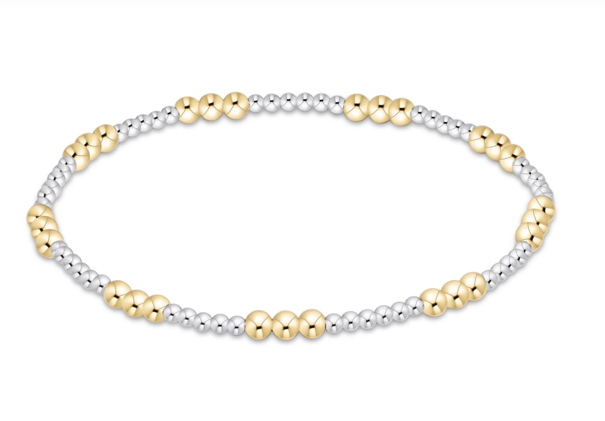 joy mixed metal 3mm bracelet
