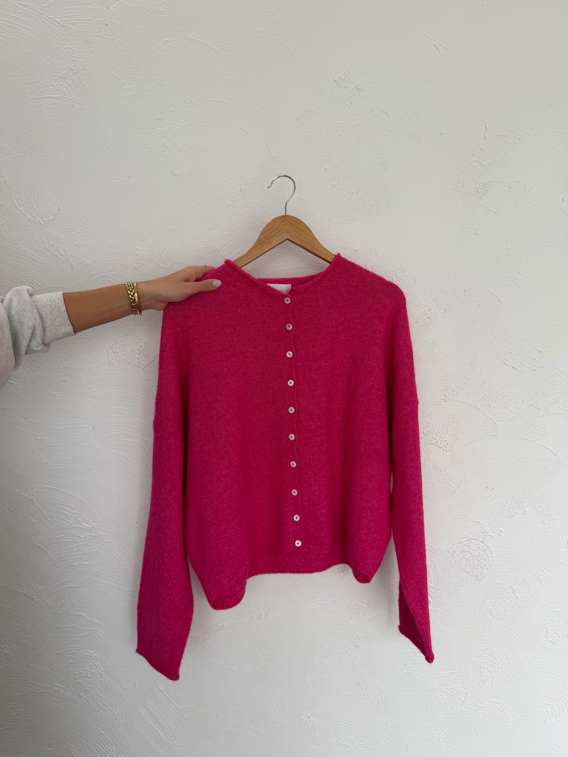 Piper Cardigan Fuchsia