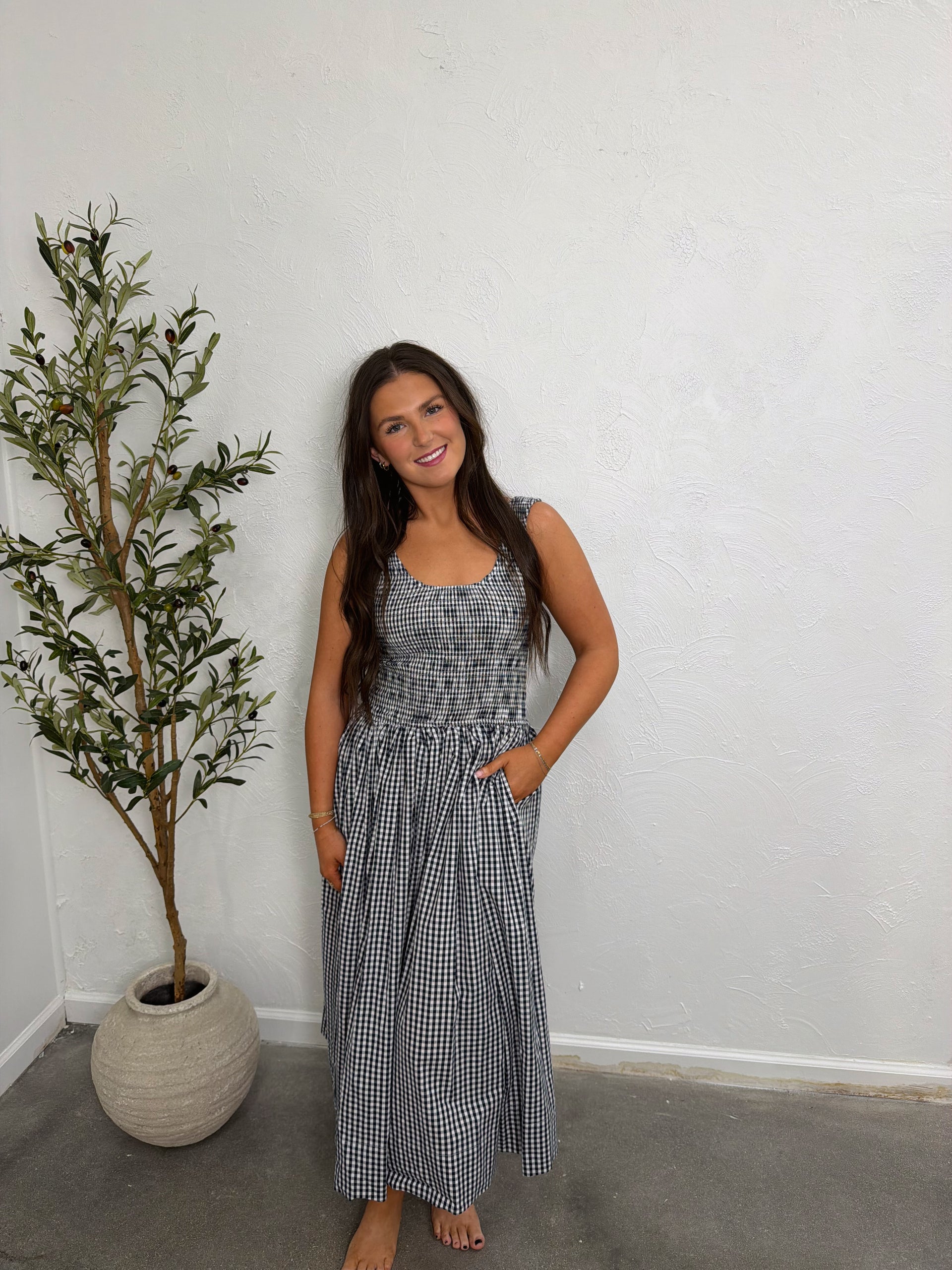 Janice Gingham Dress