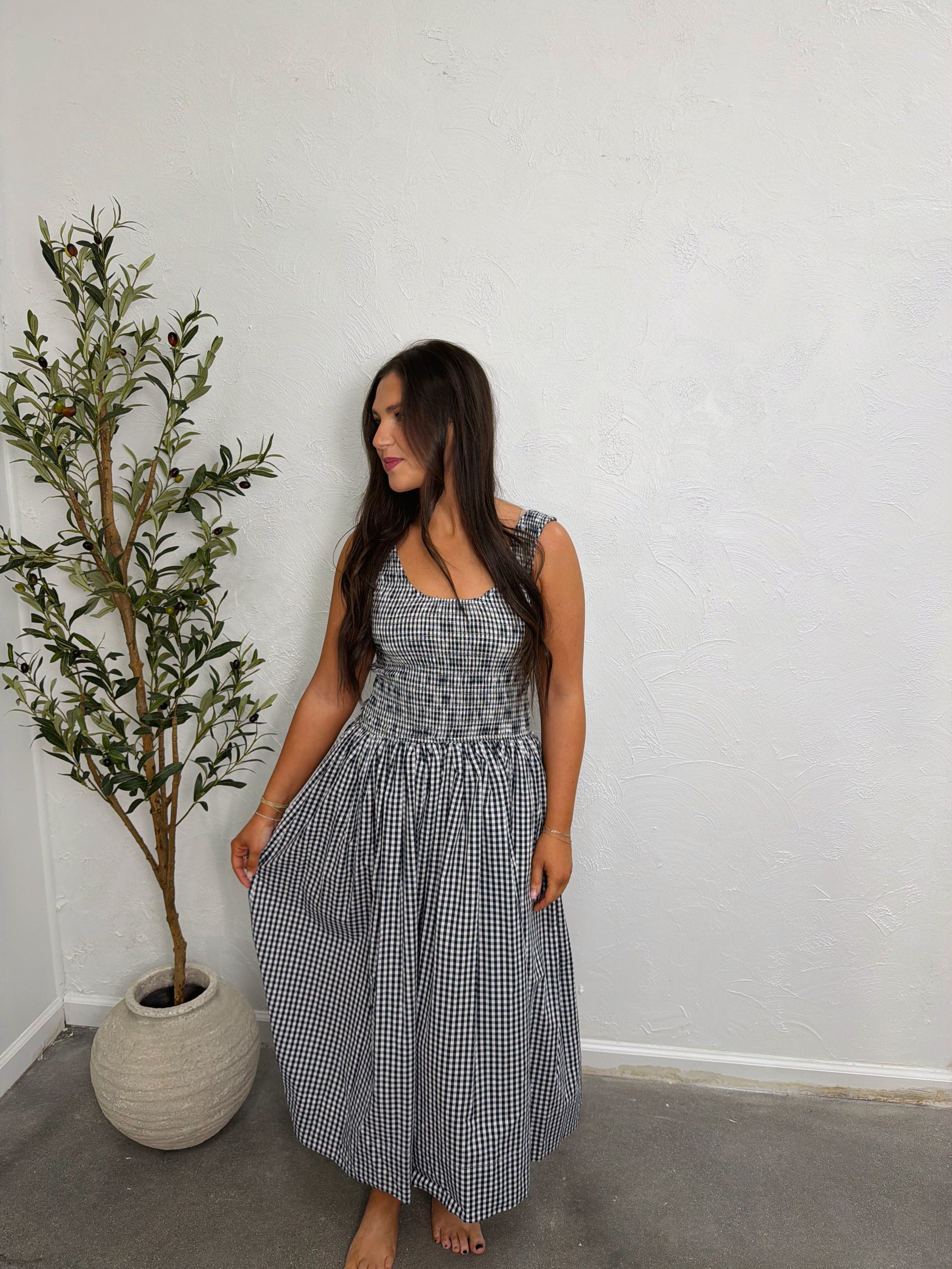 Janice Gingham Dress