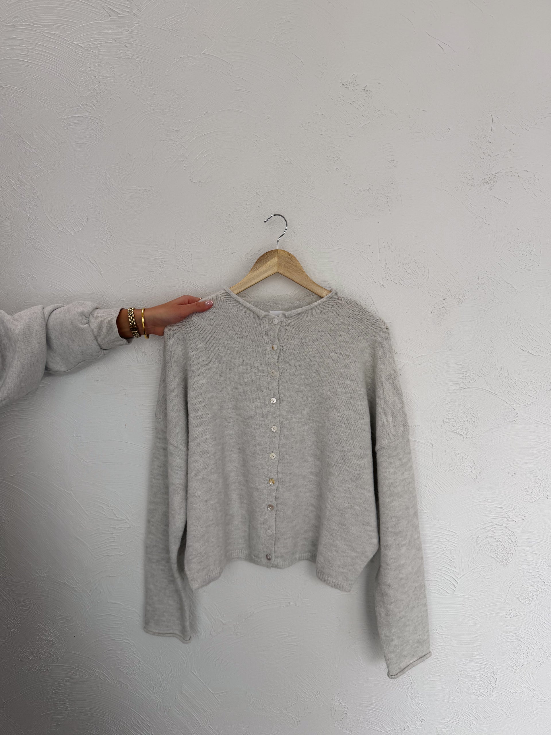 Piper Cardigan Light Grey